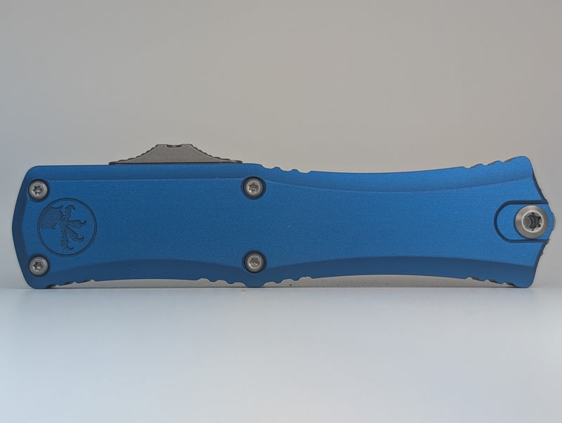 Microtech Hera II Mini Tanto Blue Stonewash Out the Front Knife
