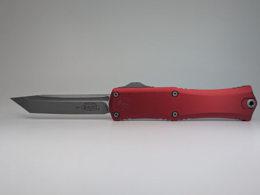 Microtech Hera II Mini Tanto Red Apocalyptic Out the Front Knife