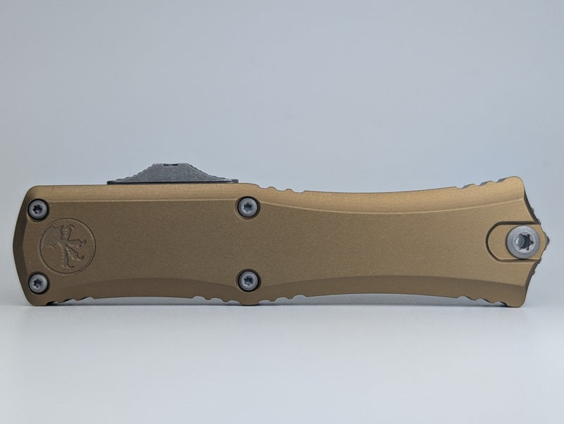 Microtech Hera II Mini Tanto Tan Apocalyptic Out the Front Knife