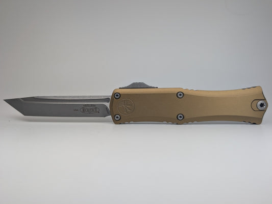 Microtech Hera II Mini Tanto Tan Apocalyptic Out the Front Knife