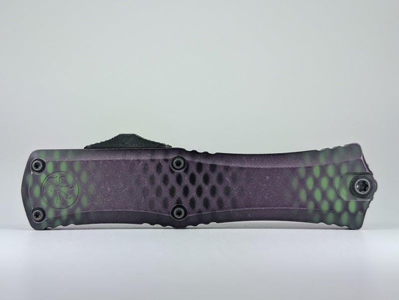 Microtech Hera II Mini S/E Signature Series Purple X-51 Out the Front Knife
