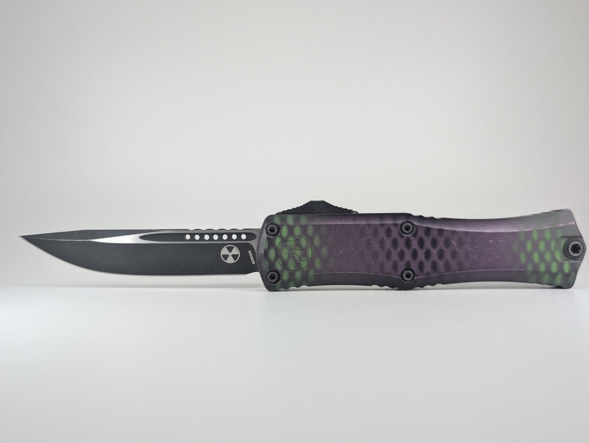 Microtech Hera II Mini S/E Signature Series Purple X-51 Out the Front Knife