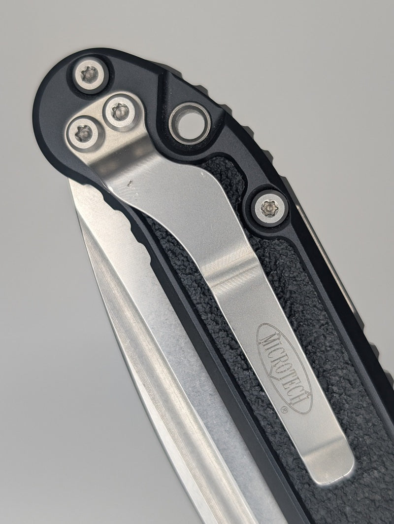 *Consignment* Microtech L.U.D.T. Black Auto Folding Knife
