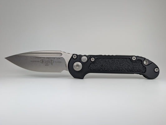 *Consignment* Microtech L.U.D.T. S/E Gen III Black Stonewash Auto Folding Knife