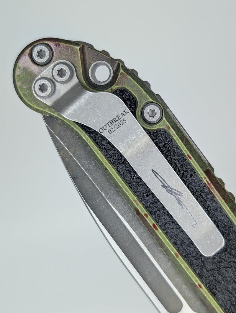 *Consignment* Microtech L.U.D.T. S/E Gen III Outbreak Signature Series Auto Folding Knife
