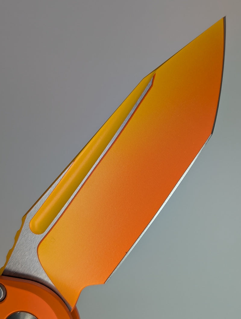 *Consignment* Microtech L.U.D.T. T/E Gen III Signature Series "Sunrise" Auto Folding Knife