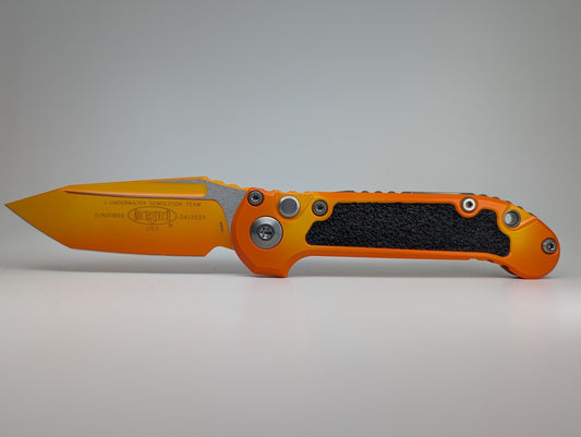 *Consignment* Microtech L.U.D.T. T/E Gen III Signature Series "Sunrise" Auto Folding Knife