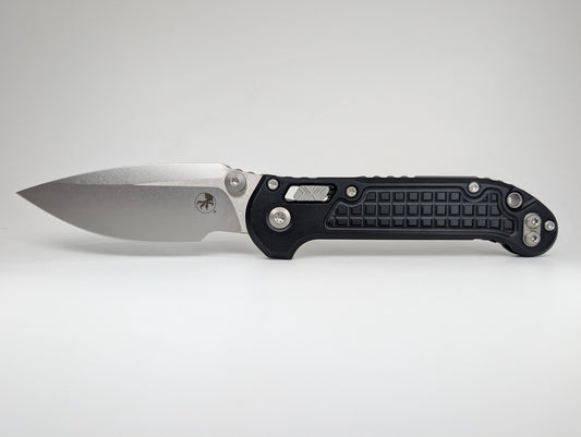 Microtech L.U.D.T. RAM-LOK Black Frag Aluminum Stonewash Folding Knife