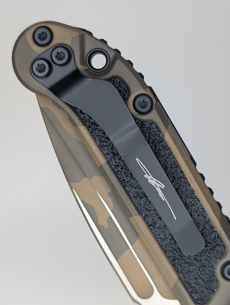 Microtech L.U.D.T. S/E Gen III Badlands Camo Auto Folding Knife