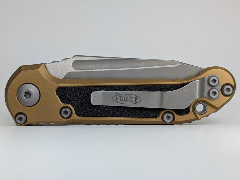 *Consignment* Microtech L.U.D.T. Tan Auto Folding Knife