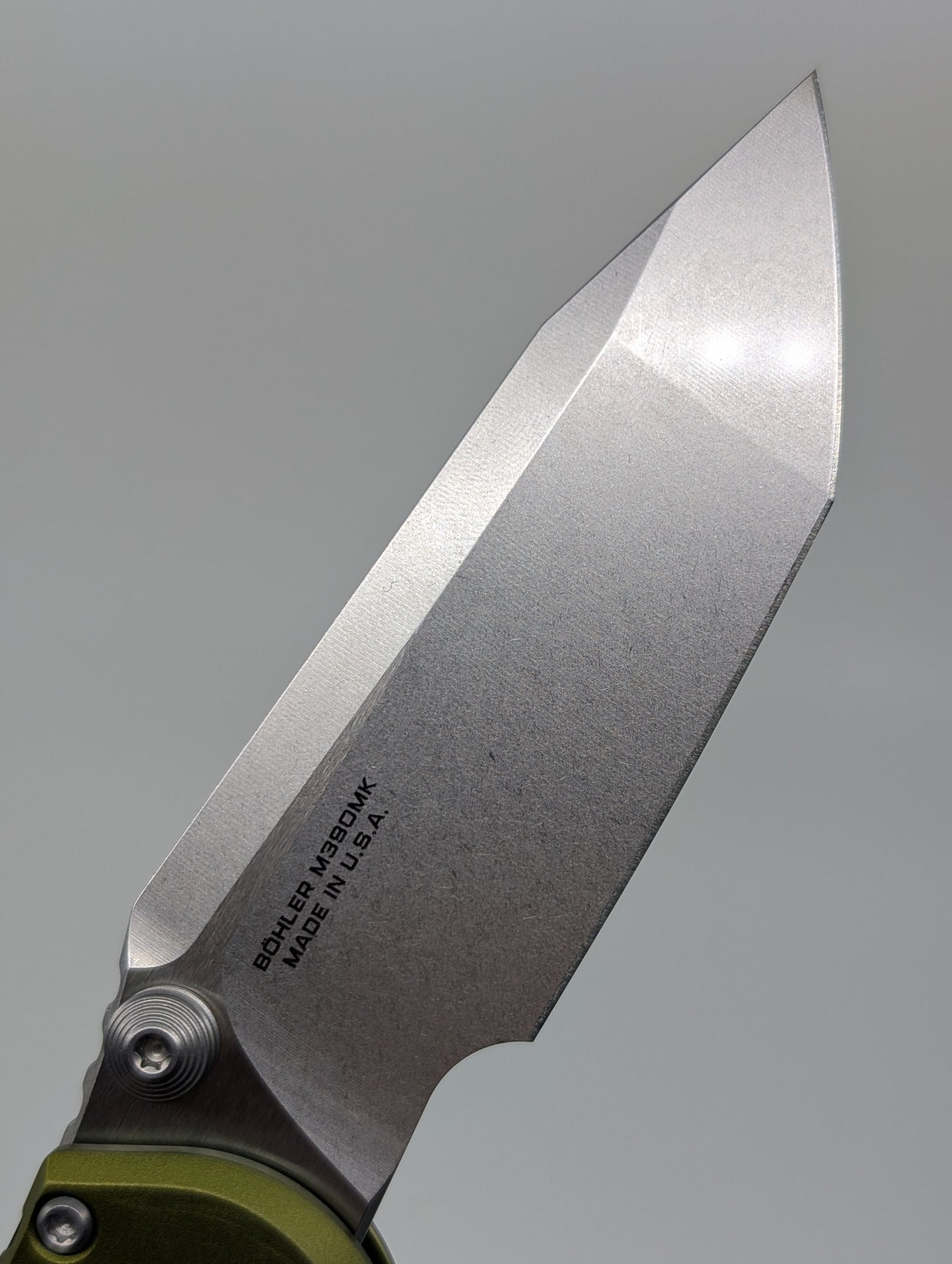 Microtech L.U.D.T. Tanto RAM-LOK Frag OD Green Stonewash Folding Knife