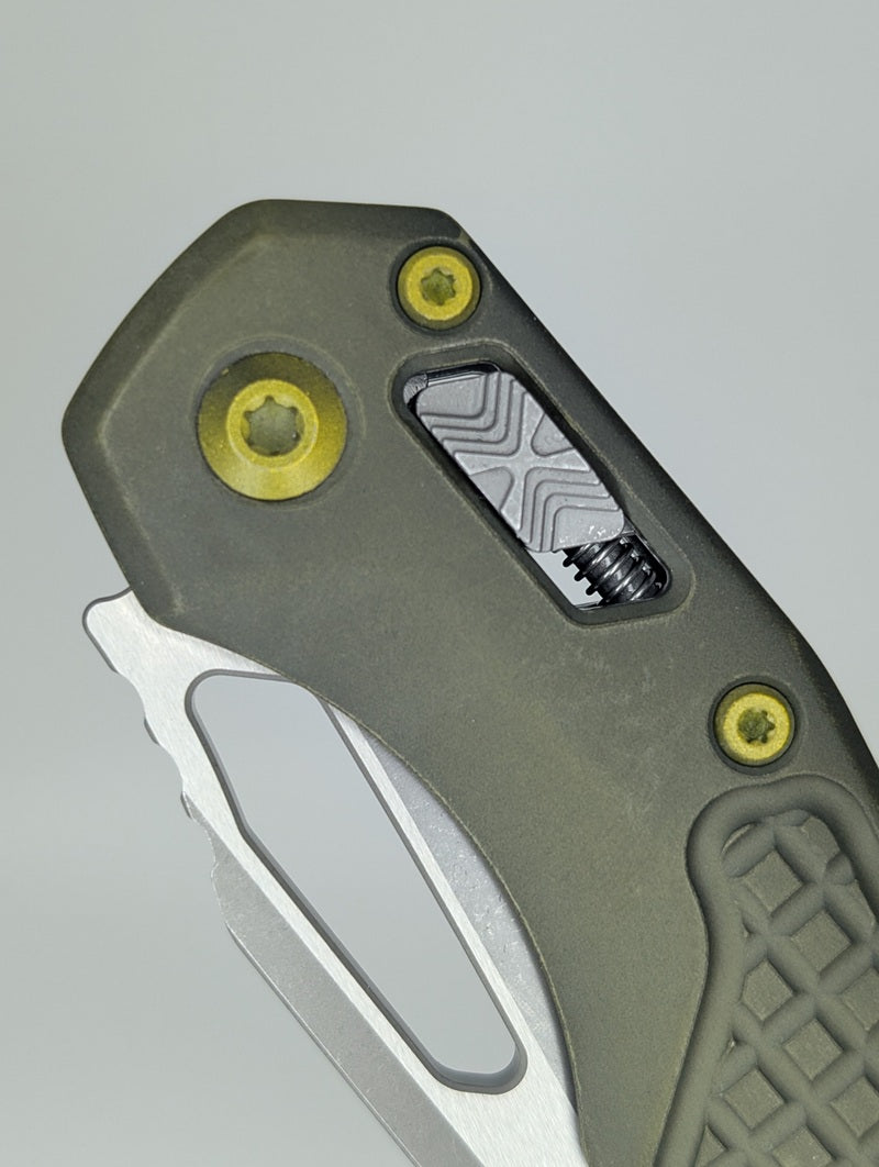 Microtech MSI S/E Frag Distressed Grenade Green Apocalyptic RAM-LOK Folding Knife