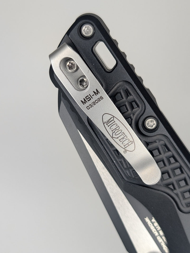 Microtech MSI Mini S/E Frag Black DLC RAM-LOK Folding Knife