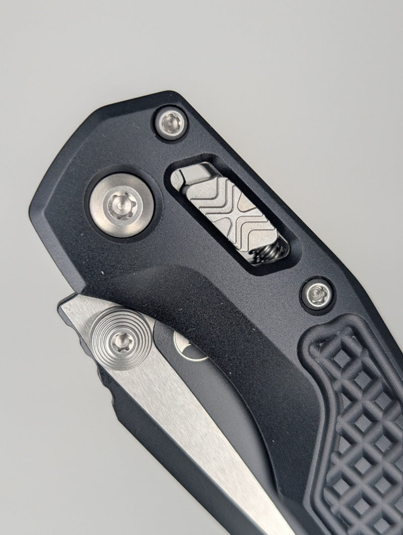 Microtech MSI Mini S/E Frag Black DLC RAM-LOK Folding Knife