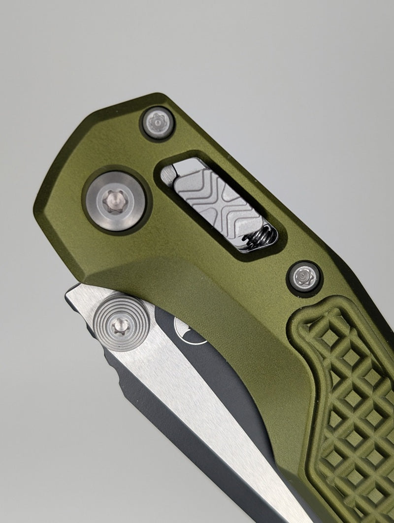 Microtech MSI Mini S/E Frag OD Green AXIS-LOK Folding Knife