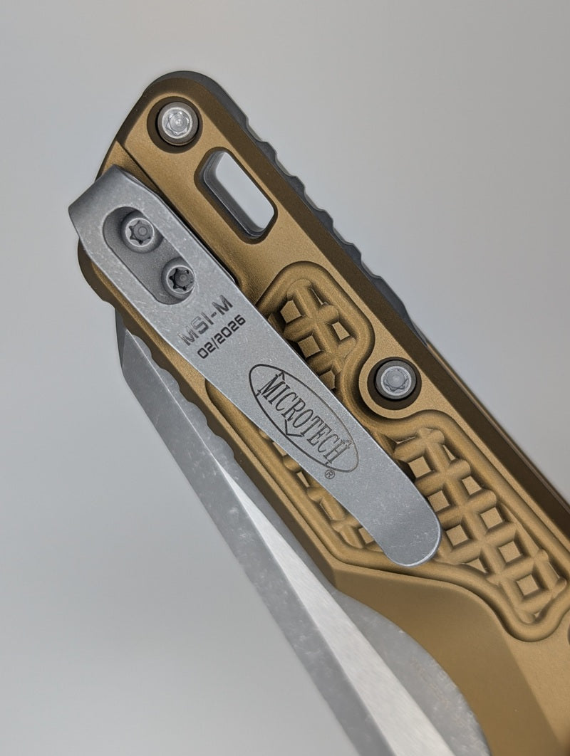 Microtech MSI Mini S/E Frag Tan Apocalyptic Folding Knife