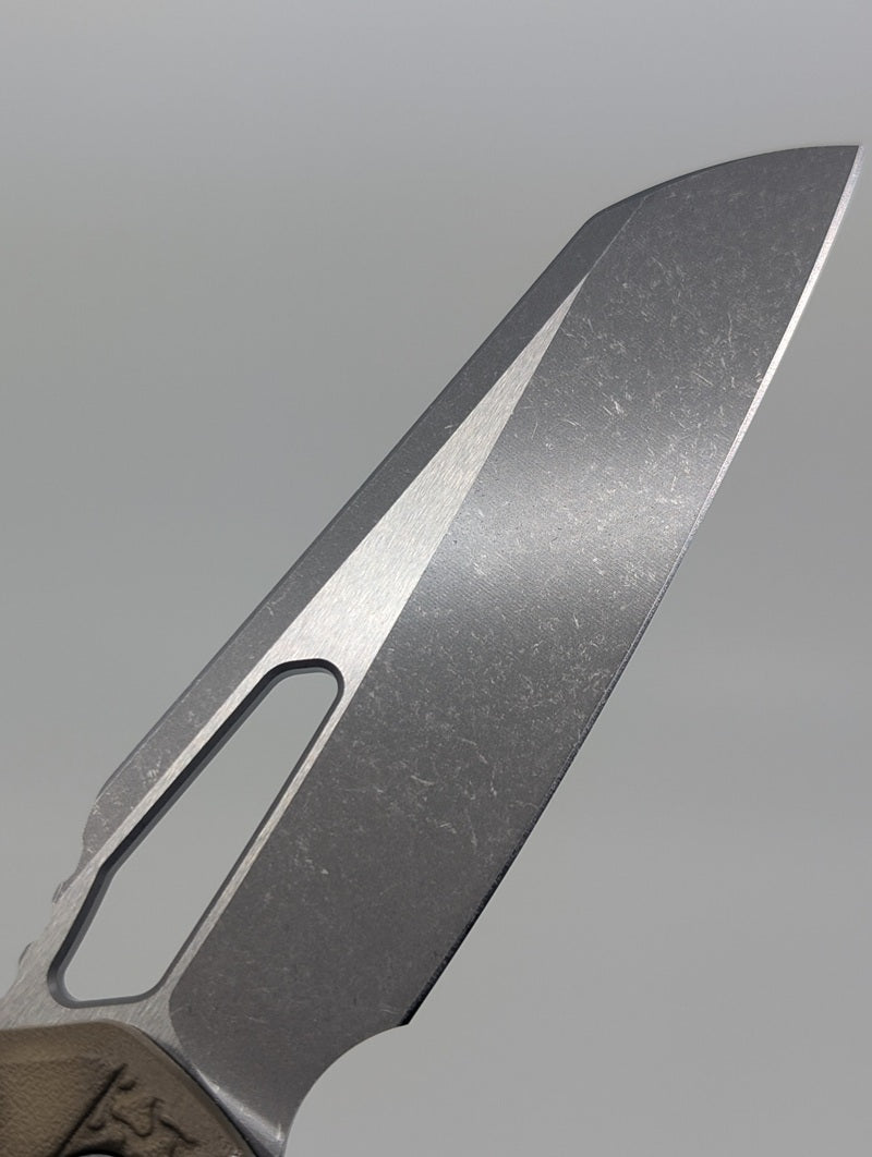 Microtech MSI S/E Tri-Grip Polymer Dark Earth Apocalyptic Folding Knife