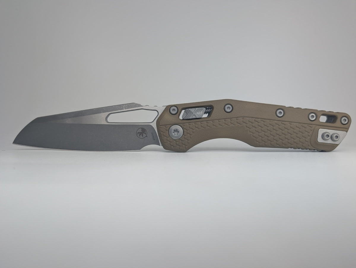 Microtech MSI S/E Tri-Grip Polymer Dark Earth Apocalyptic Folding Knife