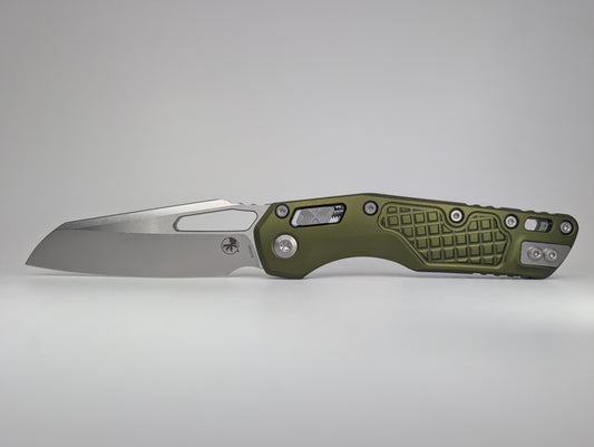 Microtech MSI S/E Frag Aluminum OD Green RAM-LOK Folding Knife