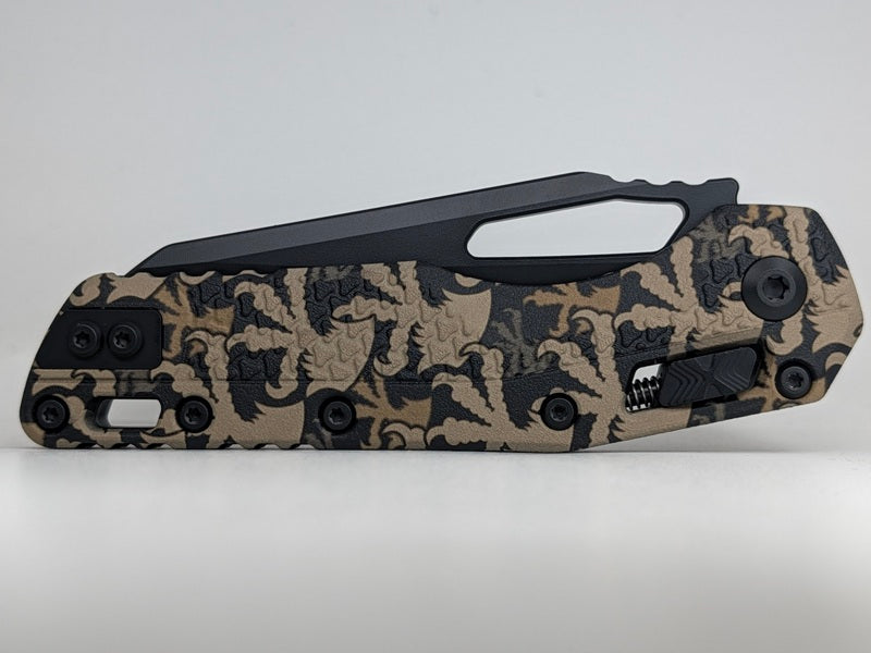 Microtech MSI S/E Tri-Grip Polymer Claw Camo DLC RAM-LOK Folding Knife