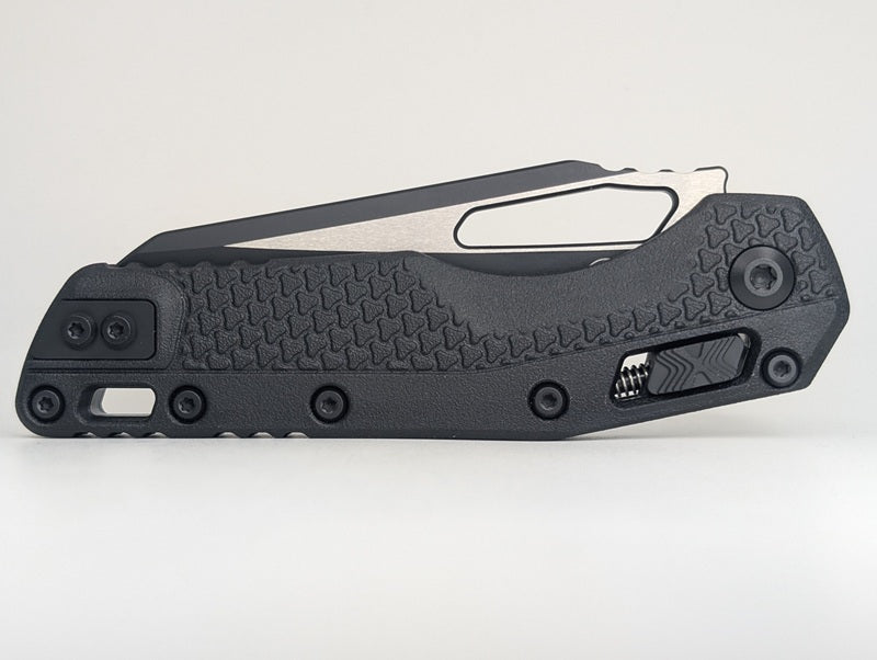 Microtech MSI S/E Tri-Grip Polymer Black Tactical Folding Knife