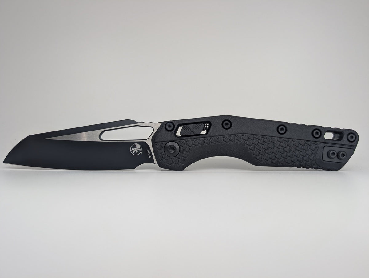 Microtech MSI S/E Tri-Grip Polymer Black Tactical Folding Knife