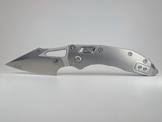 Microtech Marfione Select M-Stitch RAM-LOK Titanium Stonewash Folding Knife