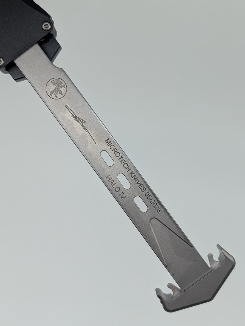 HALO IV Tanto Edge Marfione Select Black Out the Front Knife