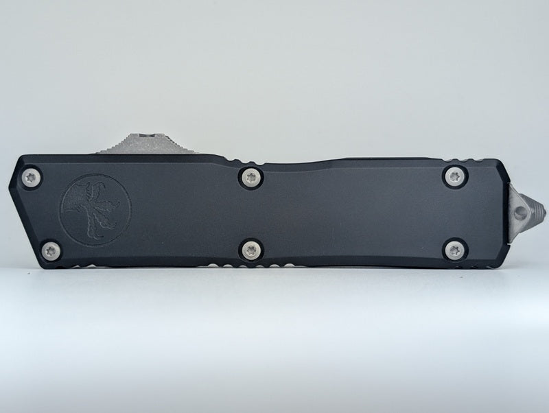 Microtech Scarab II Gen III Executive Black Tanto Apocalyptic Out the Front Knife