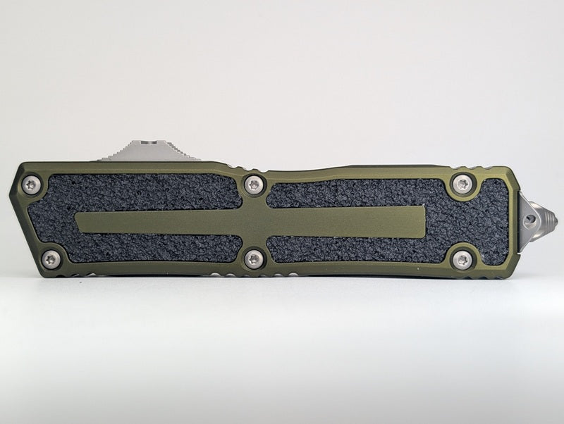 Microtech Scarab II S/E Gen III OD Green Stonewash Out the Front Knife
