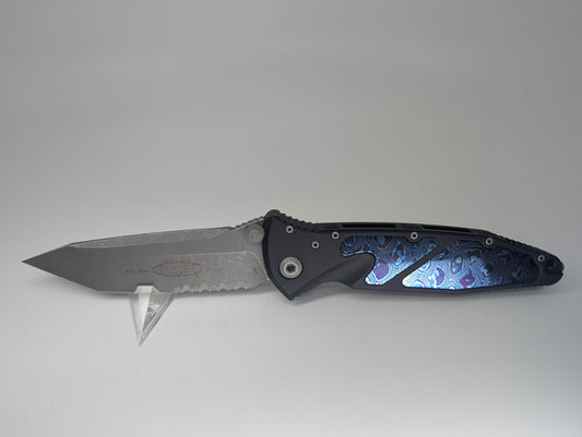 *Consignment* Microtech Socom Elite T/E Apocalyptic Partial Serrated Folding Knife