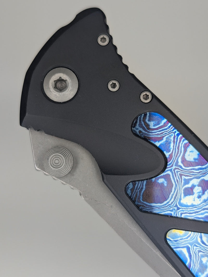 *Consignment* Microtech Socom Elite T/E Apocalyptic Partial Serrated Folding Knife