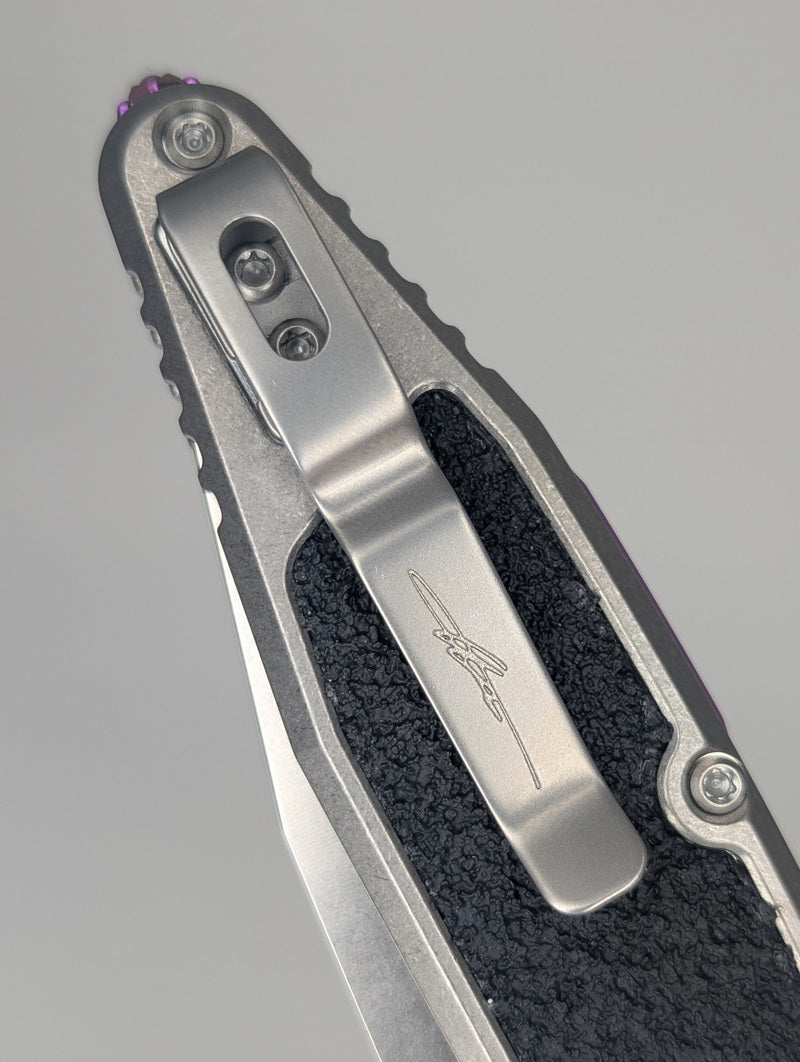 Microtech Socom RAM-LOK Spear Point Marfione Select Stonewash Folding Knife