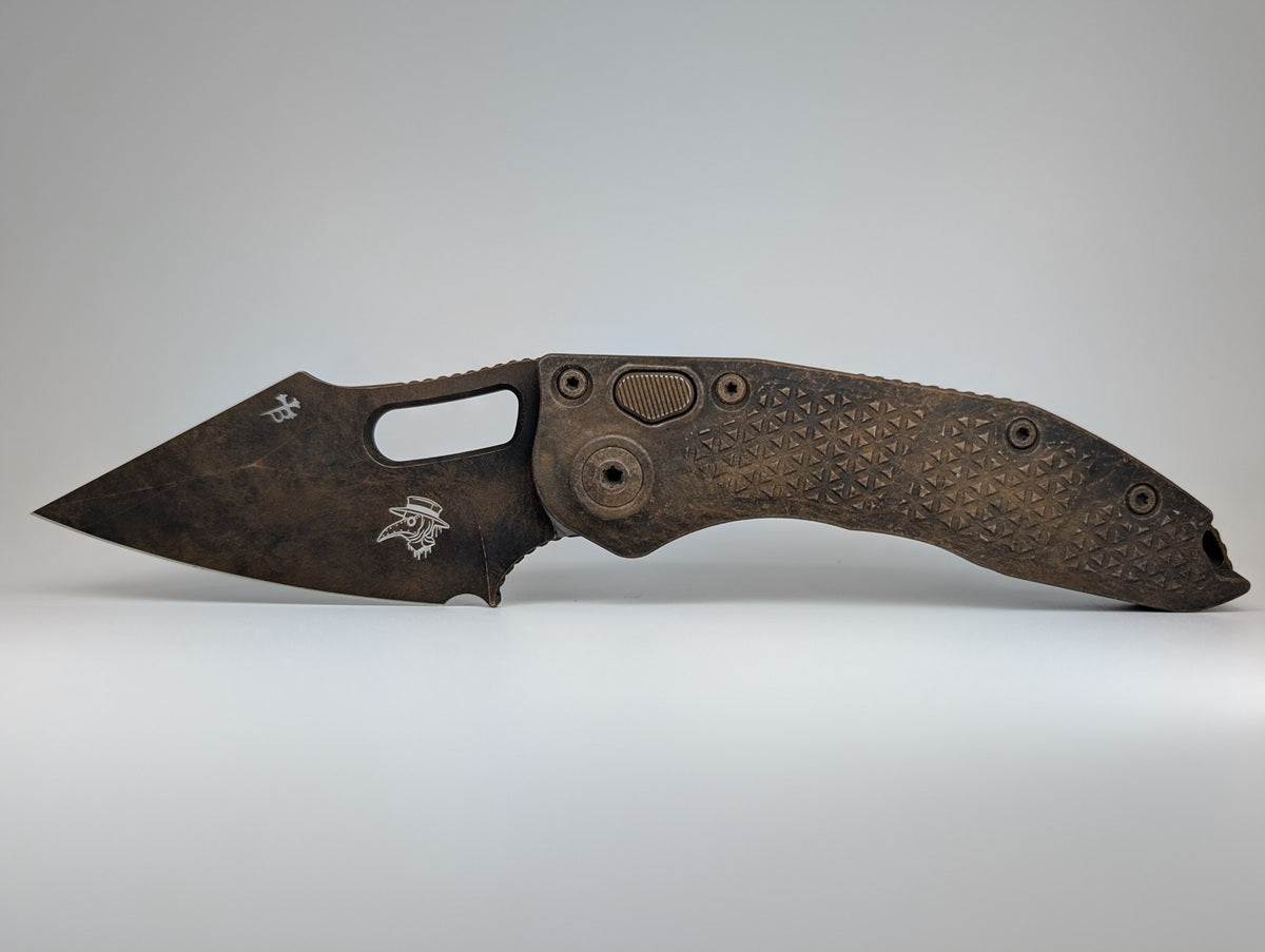 Microtech Stitch Auto S/E Signature Series Plague Outbreak Folding Knife