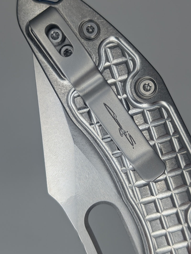 Microtech Stitch RAM-LOK Marfione Select Titanium Folding Knife