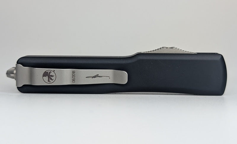 *Consignment* Microtech UTX-70 Hellhound Apocalyptic Out the Front Knife