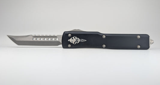 *Consignment* Microtech UTX-70 Hellhound Apocalyptic Out the Front Knife