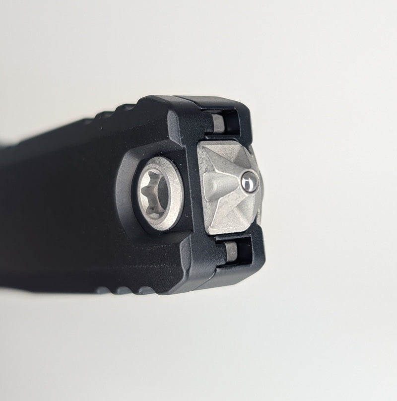 Microtech UTX-85 S/E Gen IV Black Apocalyptic Partial Serrated Out the Front Knife