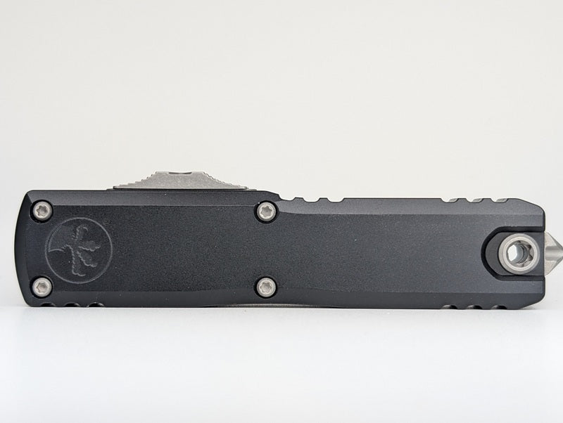 Microtech UTX-85 T/E Gen IV Black Apocalyptic Out the Front Knife