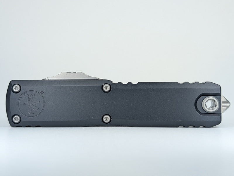 Microtech UTX-85 Gen IV D/E Black Stonewash Out the Front Knife