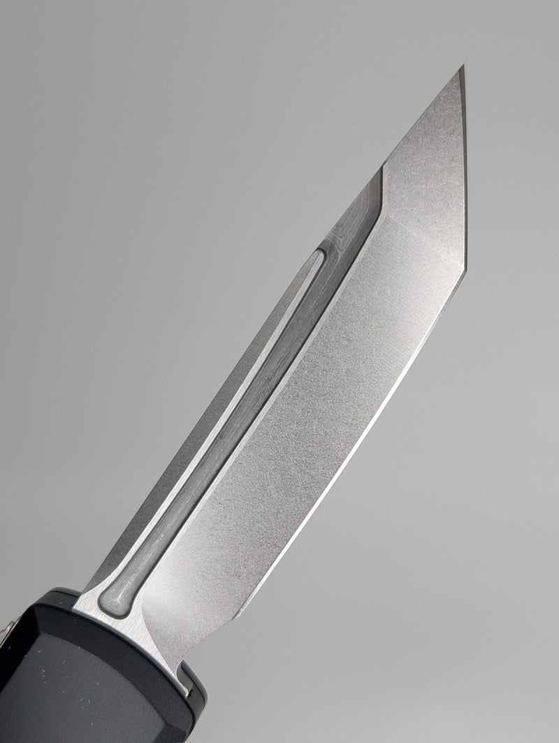 Microtech UTX-85 T/E Gen IV Black Stonewash Out the Front Knife
