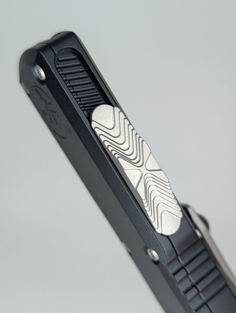 Microtech UTX-85 T/E Gen IV Black Stonewash Out the Front Knife