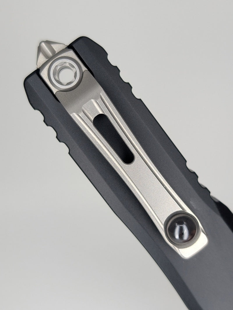Microtech UTX-85 T/E Gen IV Black Stonewash Out the Front Knife