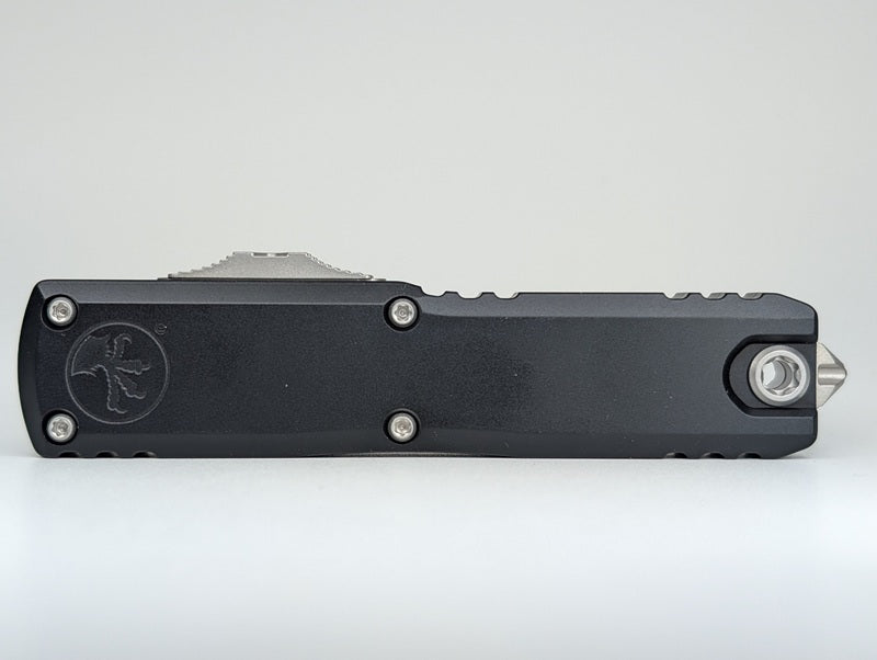 Microtech UTX-85 T/E Gen IV Black Stonewash Out the Front Knife