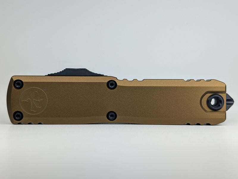 Microtech UTX-85 D/E Gen IV Tan Tactical DLC Out the Front Knife