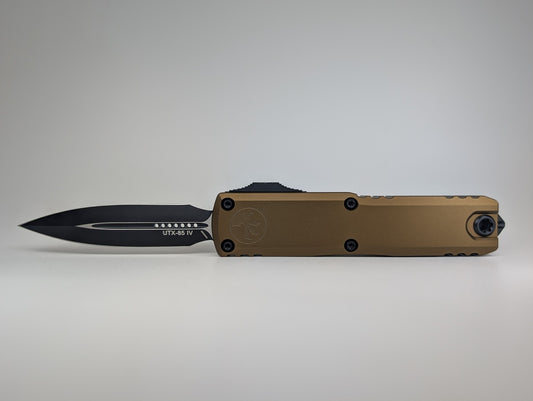 Microtech UTX-85 D/E Gen IV Tan Tactical DLC Out the Front Knife