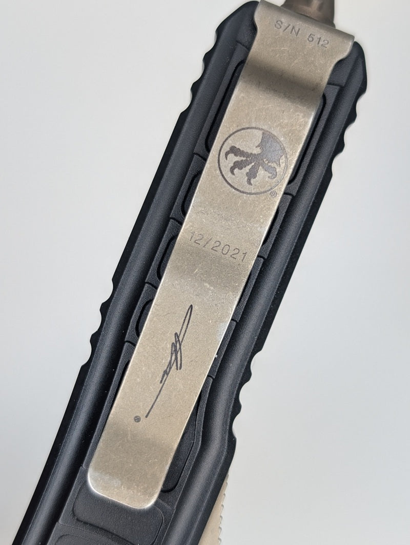 *Consignment* Microtech UTX-85 II T/E Signature Series Apocalyptic Bronze Out the Front Knife