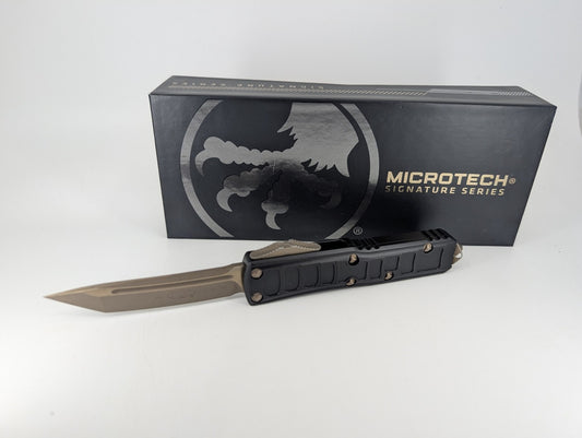 *Consignment* Microtech UTX-85 II T/E Signature Series Apocalyptic Bronze Out the Front Knife
