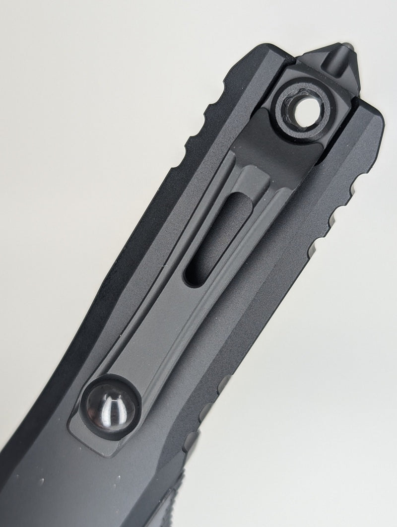 Microtech UTX-85 D/E Gen IV Tactical Full Serrated Out the Front Knife