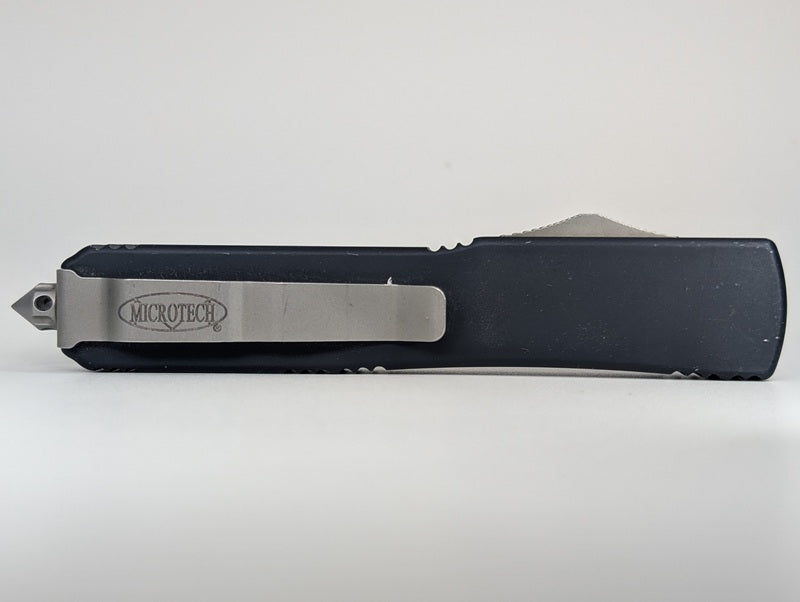*Consignment* Microtech Ultratech 2014 Black Elmax Out the Front Knife